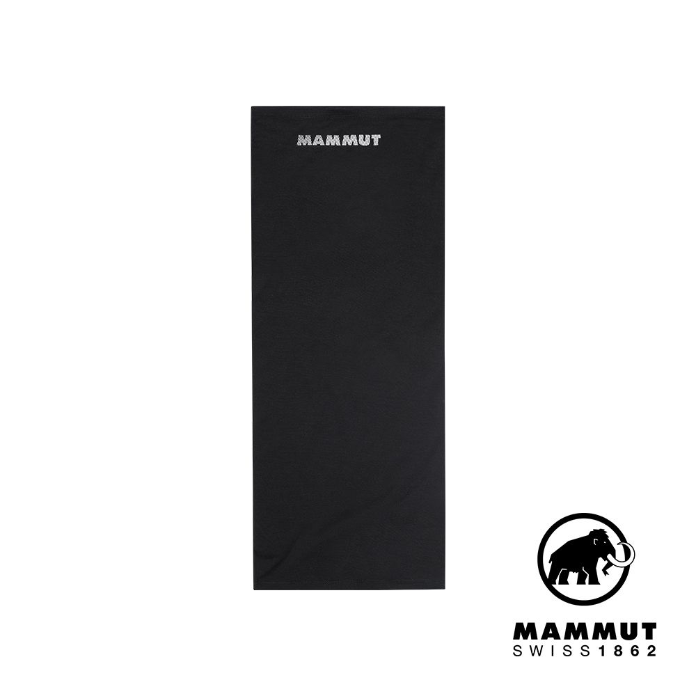 MAMMUT 長毛象 Tree Wool Neck Gaiter 羊毛混紡快乾抗臭頭帶 黑色 #1191-01940