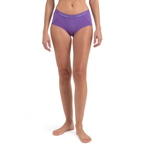 【紐西蘭Icebreaker】女 Sprite 四角內褲-BF150-雪青紫