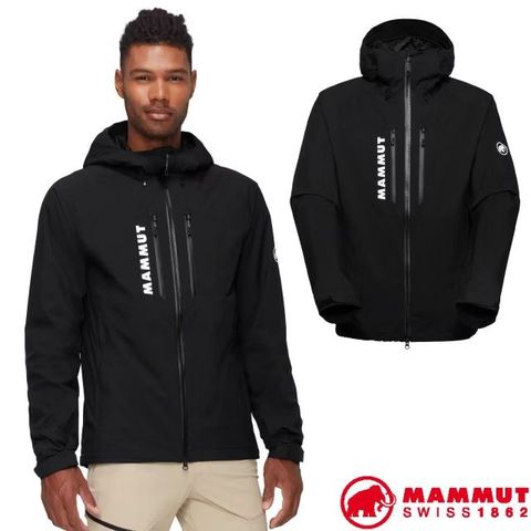 MAMMUT 長毛象 男 Freeflight HS Thermo 輕量保暖防風防水連帽軟殼外套.滑雪夾克.大衣/防水係數20000 mm/1010-30960