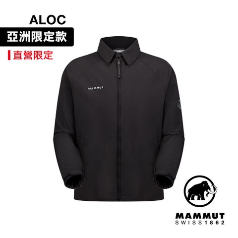 【Mammut 長毛象】Highland Jacket AF Men 日系防潑水襯衫外套 男款 黑色 #1012-00810