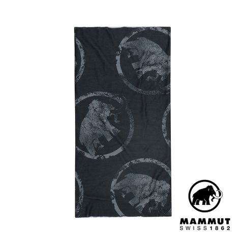 MAMMUT 長毛象 Neck Gaiter 防曬快乾頭巾 黑/幻影黑 #1191-05815