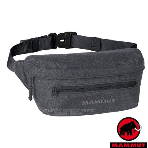 MAMMUT 長毛象 Classic bumbag melange 2L 輕巧多功能隨行腰包2L.零錢腰包.臀包.隨身包.跑步腰包/2520-00631-0001 黑