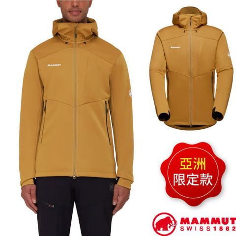 MAMMUT 長毛象 男 Ultimate VII 七代經典軟殼連帽外套.夾克.大衣/Gore Infinium 抗風抗磨透氣/1011-01780-7502 獵豹褐