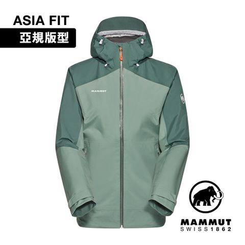 MAMMUT 長毛象 ConveyTour HS Hooded JKT AF GTX防水連帽外套 玉石綠/深玉石綠#1010-28802