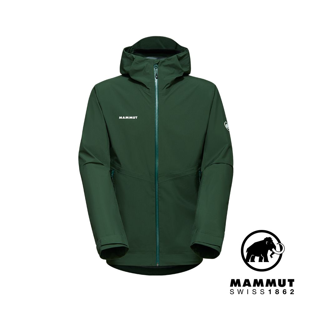 MAMMUT 長毛象 Alto Light HS Hooded JK M輕量防風防水連帽外套 男 綠樹林 #1010-30660