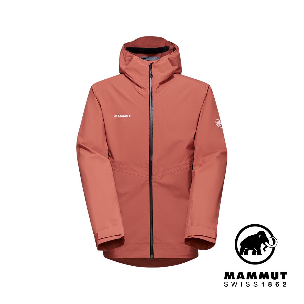 MAMMUT 長毛象 Alto Light HS Hooded JK M輕量防風防水連帽外套 男 磚紅 #1010-30660