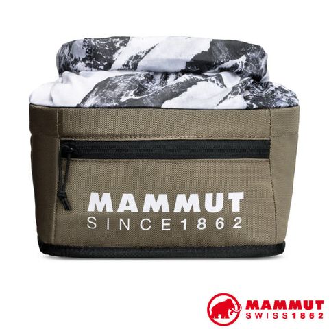 MAMMUT 長毛象 Boulder Chalk Bag 印花抱石粉袋/捲收式大開口/登山.攀岩.垂降/2050-00280-7490 深土棕