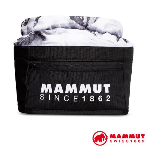 MAMMUT 長毛象 Boulder Chalk Bag 印花抱石粉袋/捲收式大開口/登山.攀岩.垂降/2050-00280-0001 黑