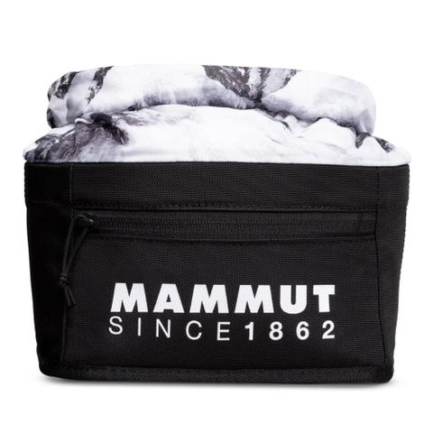 【MAMMUT 長毛象】Boulder Chalk Bag 印花抱石粉袋/捲收式大開口/2050-00280-0001 黑