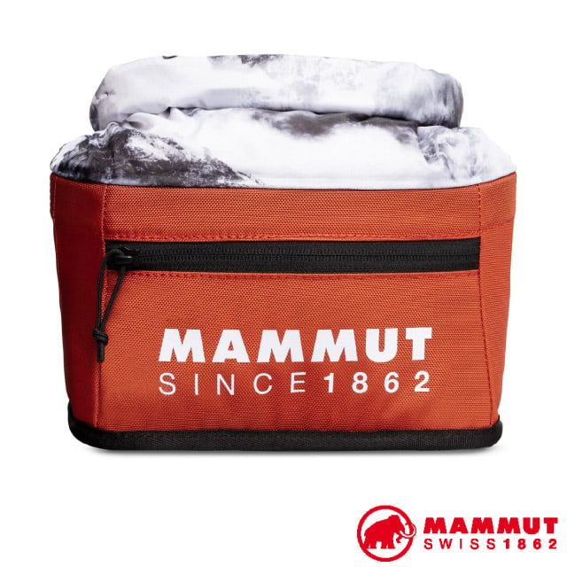 MAMMUT 長毛象 Boulder Chalk Bag 印花抱石粉袋/捲收式大開口/登山.攀岩.垂降/2050-00280-3543 椒橙