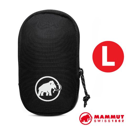 MAMMUT 長毛象 Lithium Add-on Shoulder Harness Pocket 背包肩帶小包 L號.手機零錢包.隨身包/2810-00161-0001 黑