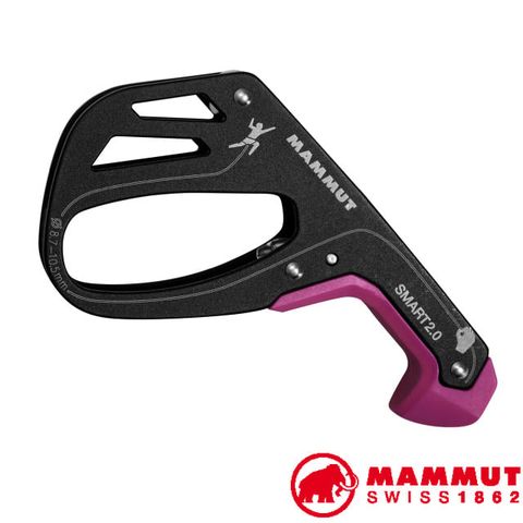 MAMMUT 長毛象 Smart 2.0 Belay Device 攀岩制動確保器(80g).下降器.制動器/適登山.冰攀雪攀.攀岩/2040-02210-0001 黑