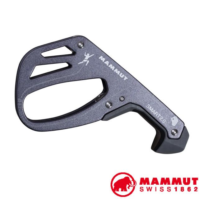 MAMMUT 長毛象 Smart 2.0 Belay Device 攀岩制動確保器(80g).下降器.制動器/適登山.冰攀雪攀/2040-02210-00150 幻影黑