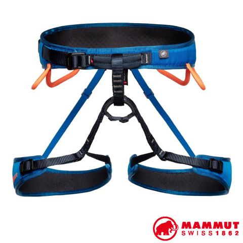 MAMMUT 長毛象 Ophir Fast Adjust 快調式登山攀岩安全吊帶(UIAA認證標章).適繩索作業/2020-01341-50353 龍膽花