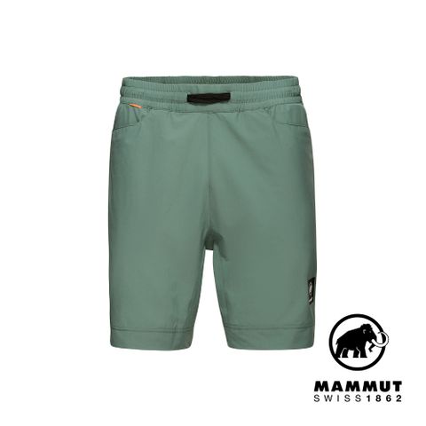 【Mammut 長毛象】Massone Sport Shorts Men 輕量運動短褲 深玉石綠 男款 #1023-00970