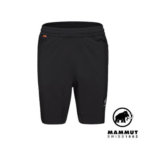 MAMMUT 長毛象 Massone Sport Shorts Men 輕量運動短褲 黑色 男款 #1023-00970