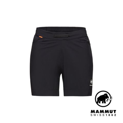 MAMMUT 長毛象 Massone Sport Shorts Women 輕量運動短褲 黑色 女款 #1023-01000