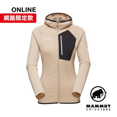 MAMMUT 長毛象 Aenergy Light ML Hooded JK超輕量保暖連帽外套 薩凡納褐/黑 女#1014-05550