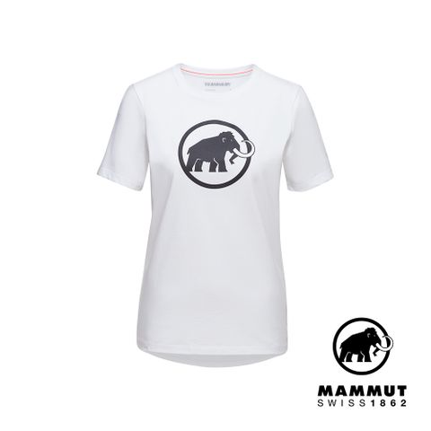 MAMMUT 長毛象 Core T-Shirt Women Classic 機能短袖T恤 女款 白色 #1017-04071