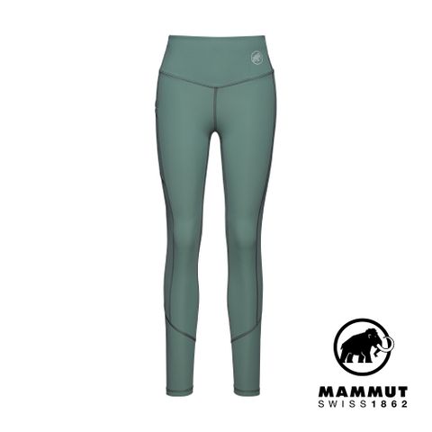 MAMMUT 長毛象 Massone Tights Women 彈性高腰緊身褲 深玉石綠 女款 #1022-02040