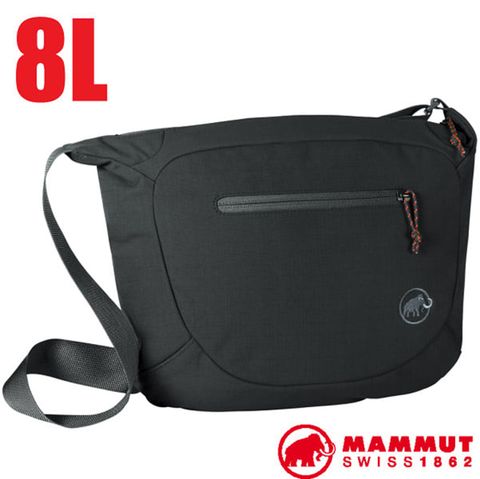 【瑞士 MAMMUT 長毛象】Shoulder Bag Round 8L 側背包/單肩包.隨身包 / 2520-00570-0001 黑