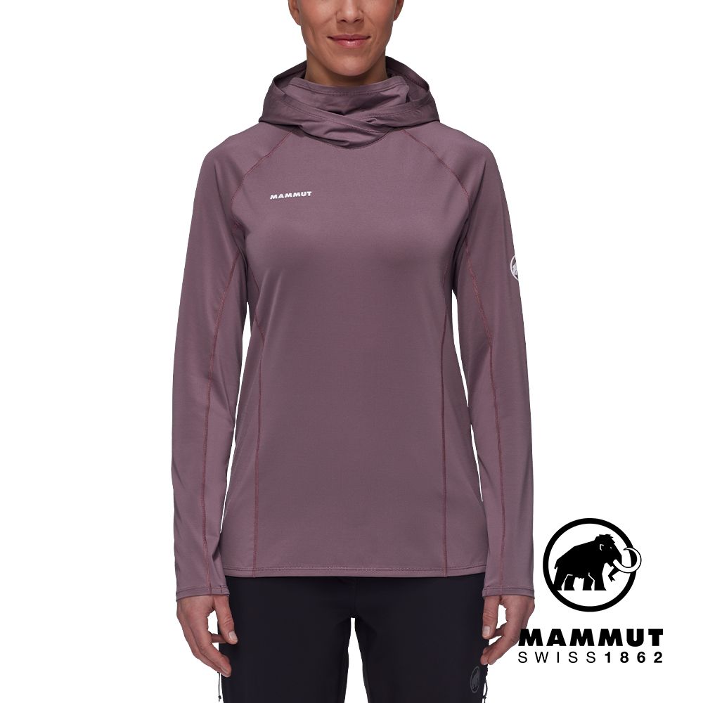 MAMMUT 長毛象 Selun FL Sun Hoody Women 機能套頭連帽上衣 波動紫 女款 #1016-01430