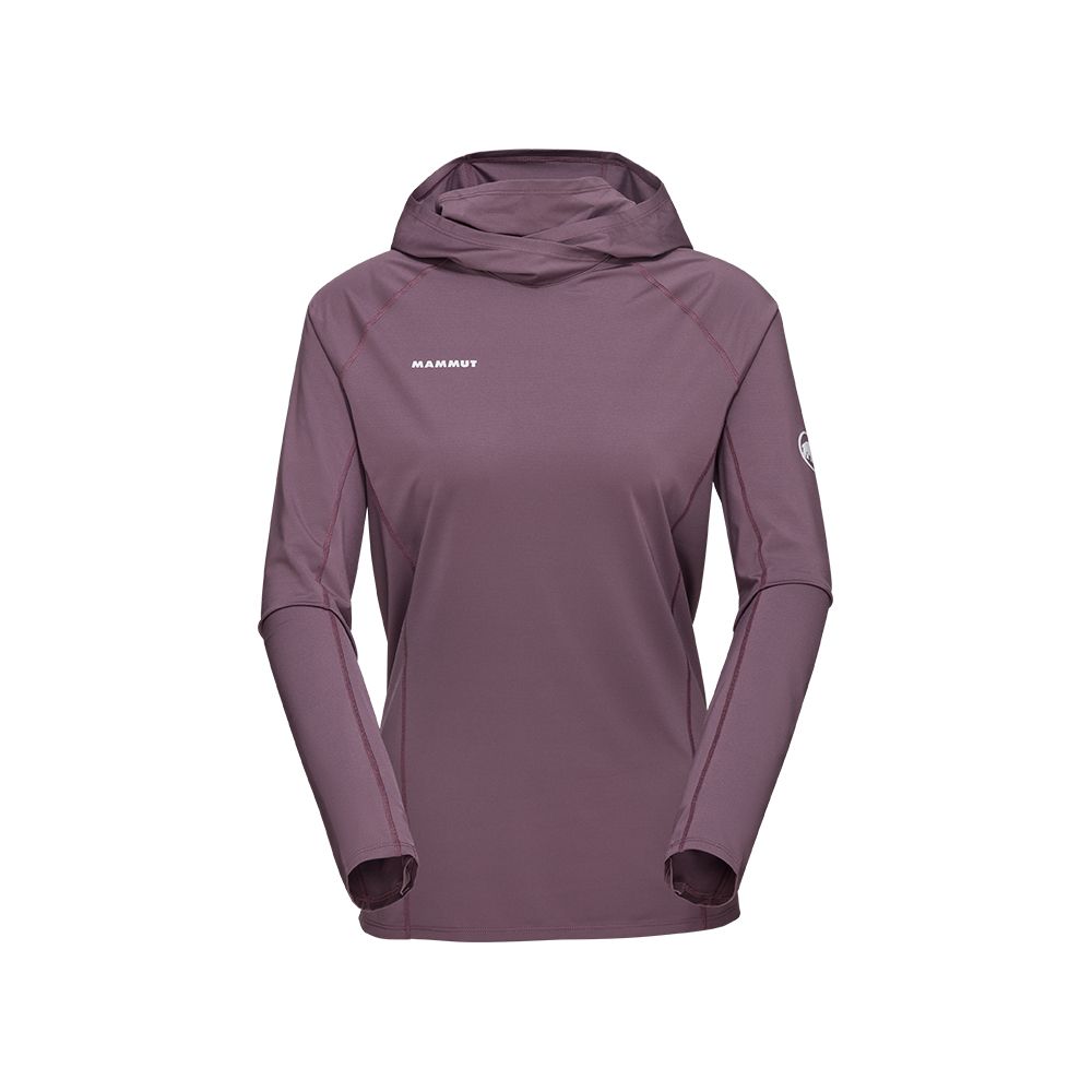 MAMMUT 長毛象 Selun FL Sun Hoody Women 機能套頭連帽上衣 波動紫 女款 #1016-01430