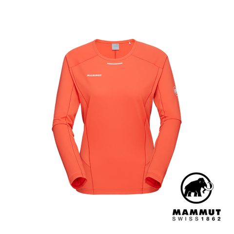 MAMMUT 長毛象 Aenergy FL Longsleeve W 輕量抗菌長袖排汗衣 蜜桃粉 女款 #1016-01380