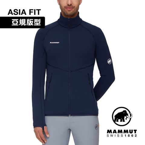 MAMMUT 長毛象 concagua ML Jacket AF Men 刷毛機能立領外套 男款 海洋藍 #1014-04292