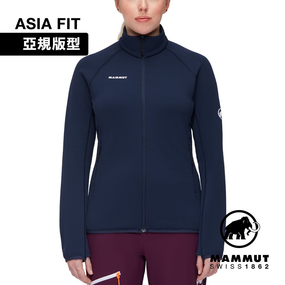 MAMMUT 長毛象 Aconcagua ML Jacket AF W 刷毛機能立領外套 女款 海洋藍 #1014-04452