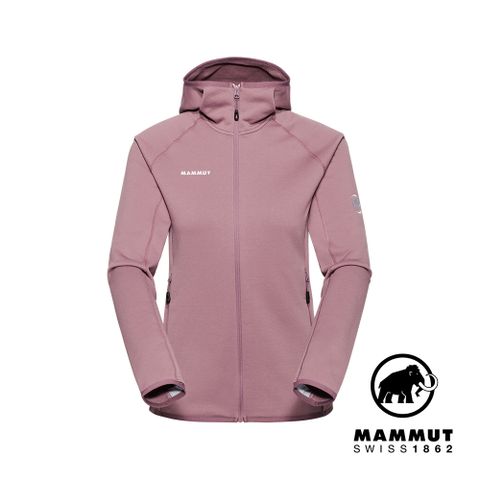 MAMMUT 長毛象 Aconcagua ML Hooded Jacket W 運動刷毛連帽外套 女款 波動紫 #1014-04442