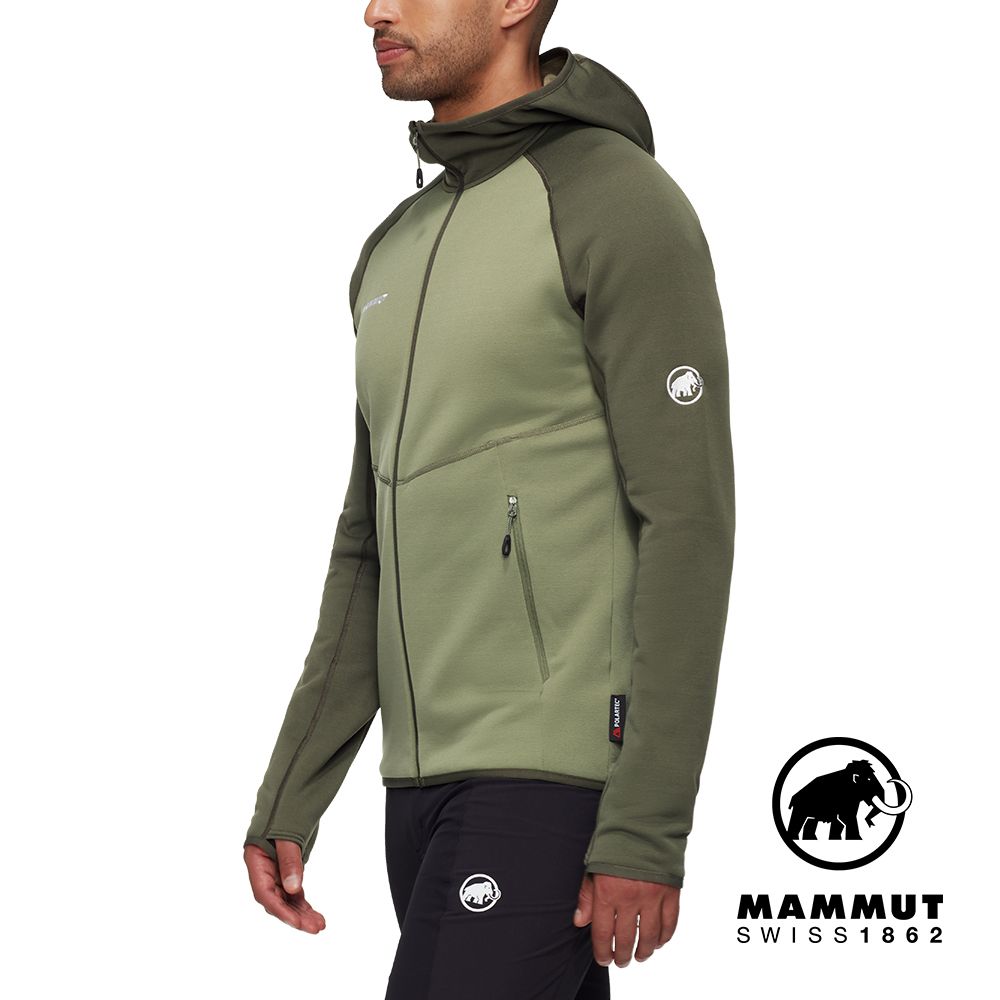 MAMMUT 長毛象 Aconcagua ML Hooded Jkt 刷毛連帽外套 男款 沼澤綠/深沼澤綠 #1014-04282