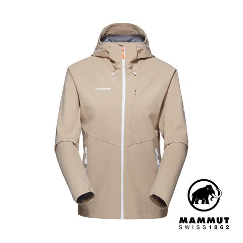 MAMMUT 長毛象 Ultimate Comfort SO Hooded 經典軟殼連帽外套 薩凡納褐 女款 #1011-01960