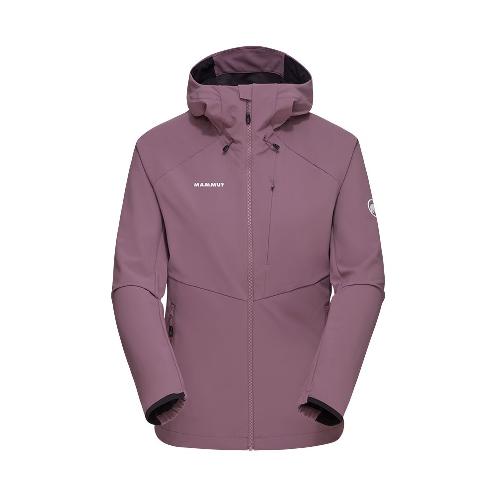 MAMMUT 長毛象 Ultimate Comfort SO Hooded 經典軟殼連帽外套  波動紫 女款 #1011-01960