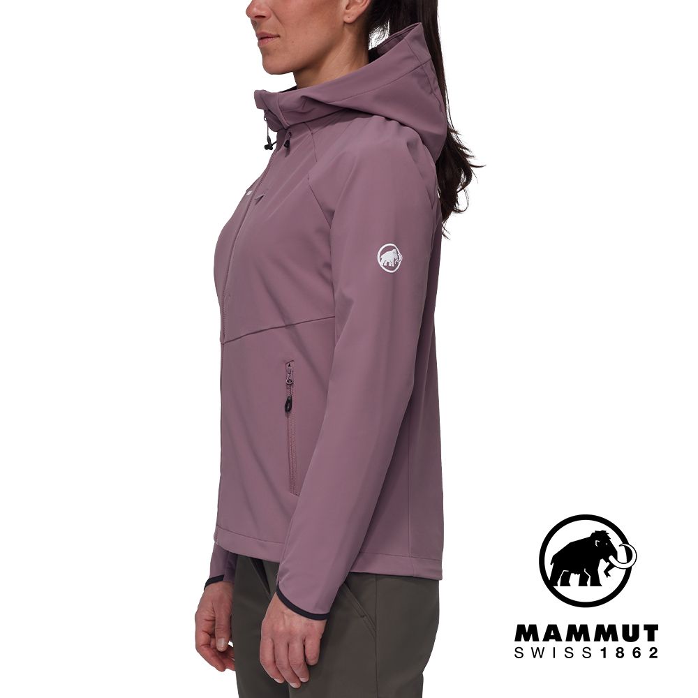 MAMMUT 長毛象 Ultimate Comfort SO Hooded 經典軟殼連帽外套  波動紫 女款 #1011-01960