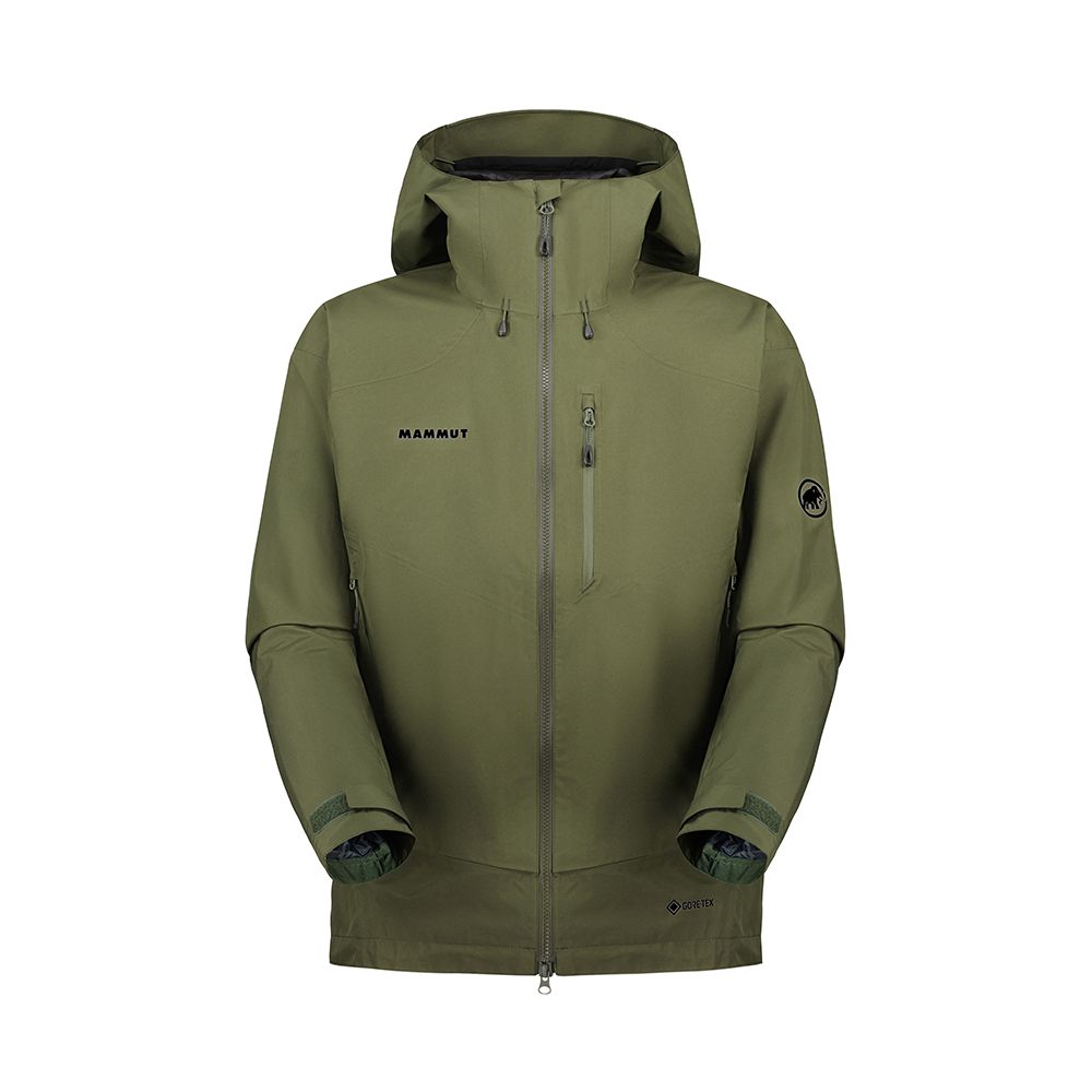 MAMMUT 長毛象 Ayako Pro 2.0 HS Hooded Jacket AF Men GTX防水連帽外套 深沼澤綠 男款 #1010-30280