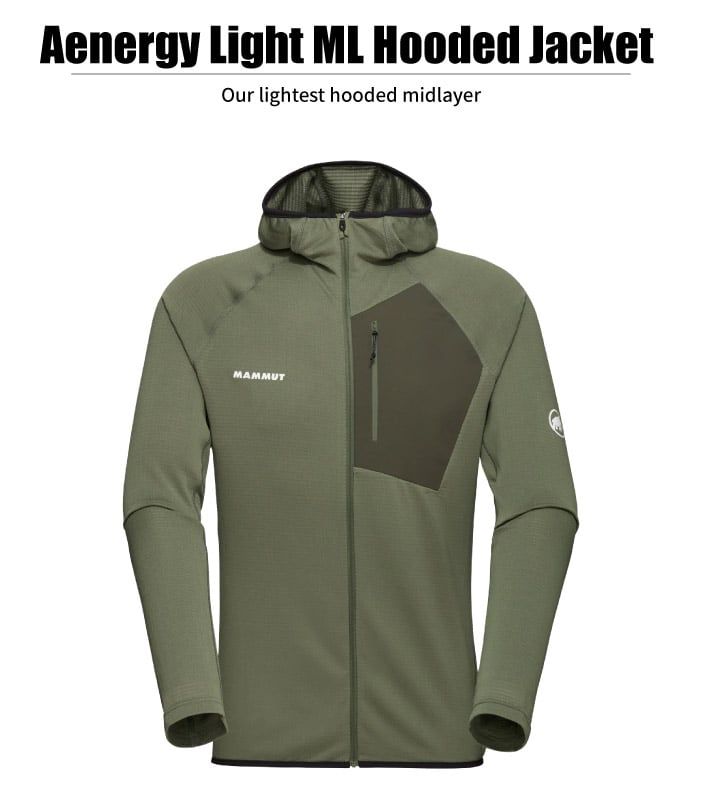 Aenergy Light ML Hooded JacketOur lightest hooded midlayerMAMMUT