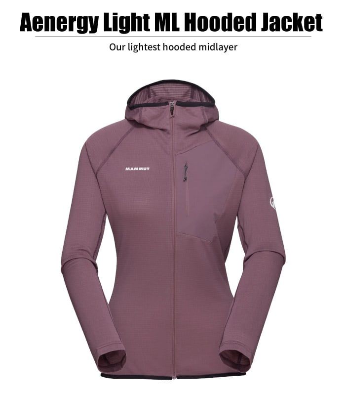 Aenergy Light ML Hooded JacketOur lightest hooded midlayerMAMMUT