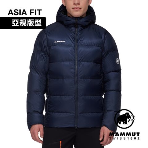 MAMMUT 長毛象 Taiss ProINHooded Jkt AF 專業防潑水羽絨外套 海洋藍/黑 男款 #1013-03300