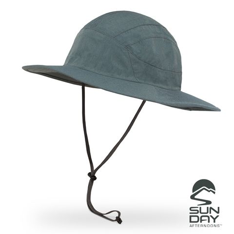 【SUNDAY AFTERNOONS】抗UV防水透氣圓盤帽 Ultra Storm Boonie(礦藍)_3A11919B