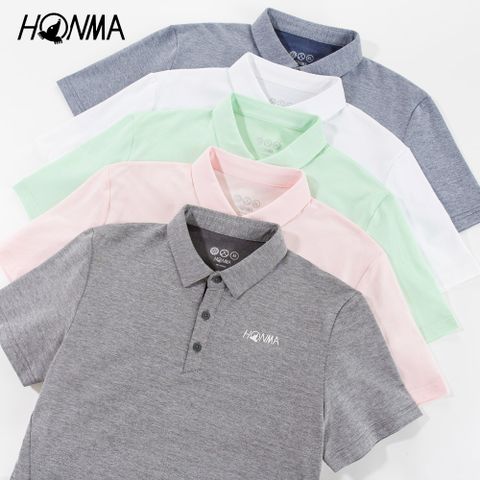 HONMA 本間高爾夫 男款機能短袖POLO衫 日本高爾夫專業品牌(M~XXL 多色任選HMIC702B843)
