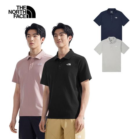 The North Face 北面 男女純棉透氣短袖POLO衫(多款任選)