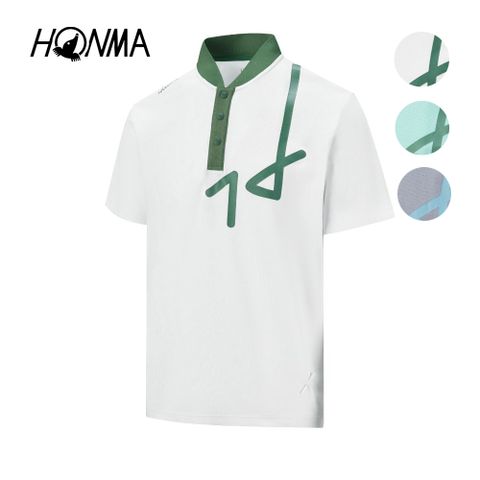 HONMA 本間高爾夫 男款吸濕排汗短袖POLO衫 日本高爾夫專業品牌(M~XXL 多色任選HMKC707H162)