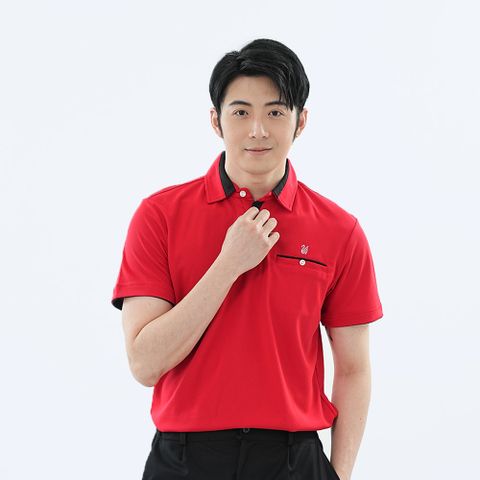 遊遍天下 MIT台灣製男款抗UV防曬吸濕排汗短袖POLO衫(GS1037)