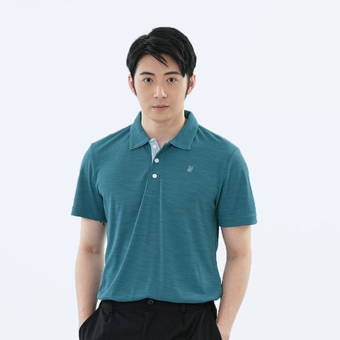 遊遍天下 MIT台灣製男款抗UV吸排環保紗短袖POLO衫(GS1022)