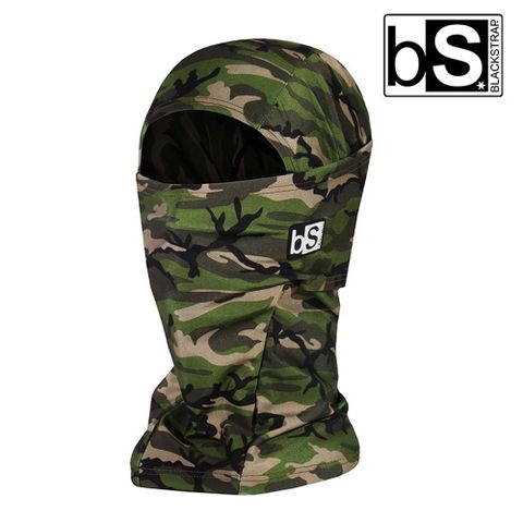 BlackStrap Hood Balaclava-P 保暖多功能頭套【Army Olive/迷彩綠】