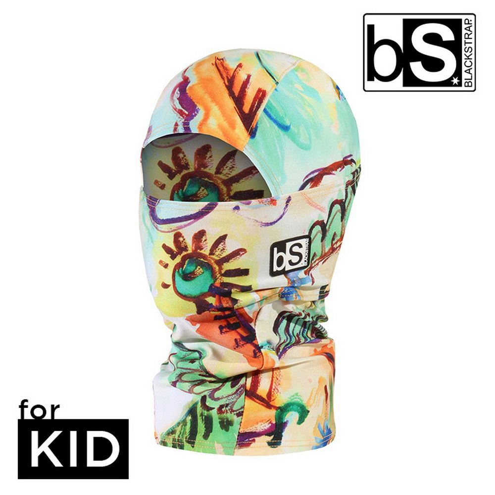 BlackStrap  Kids Hood Balaclava-P 童保暖多功能頭套【Finger Paint/塗鴉】