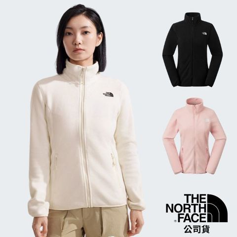 The North Face 北面 女 舒適保暖立領抓絨外套.保暖夾克.休閒運動戶外夾克/TKA保暖抓絨/8AYF