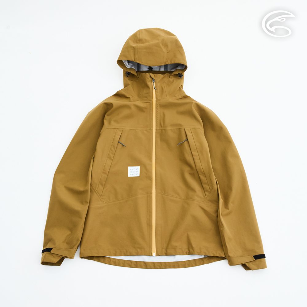 ADISI 男輕薄3L防水透濕超透氣耐磨登山外套 AJ2491035 / 油棕卡其