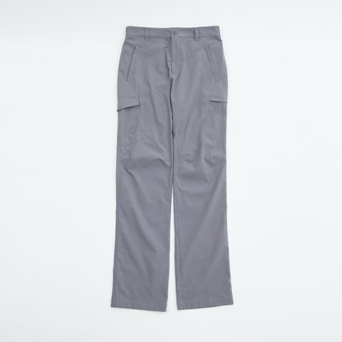 ADISI 男Supplex格紋速乾長褲 AP2411043 / 砂石灰